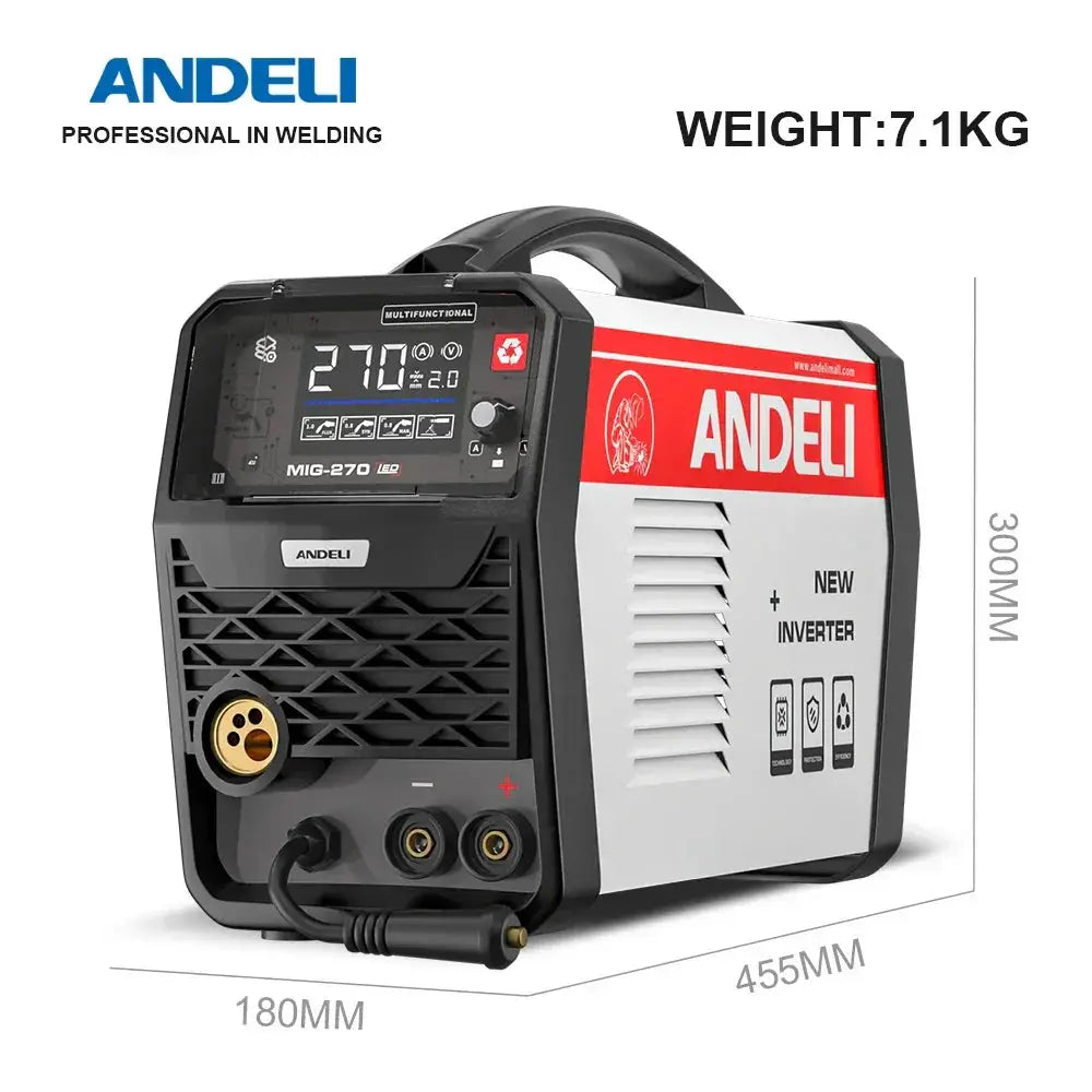 ANDELI Semi Automatic MIG TIG ARC Welding Machine 3 In 1
