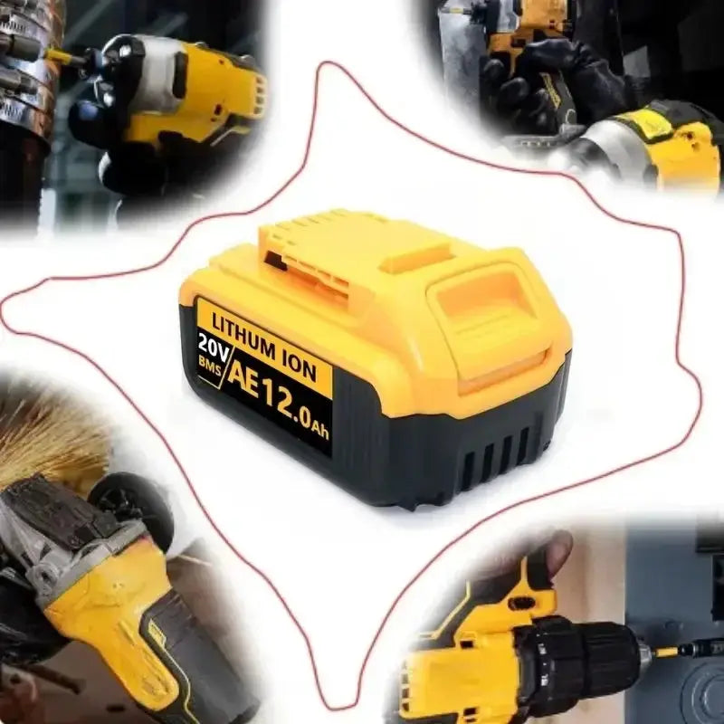 20V Max Lithium Battery Power Tools 12000mAh Capacity