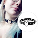 Sexy Trendy Vintage Gothic Heart Choker Necklace Jewelry