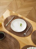 Smart Non-Slip Oval Table Mats for Home