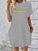 Guilancn Plus Size Dress for City Wear