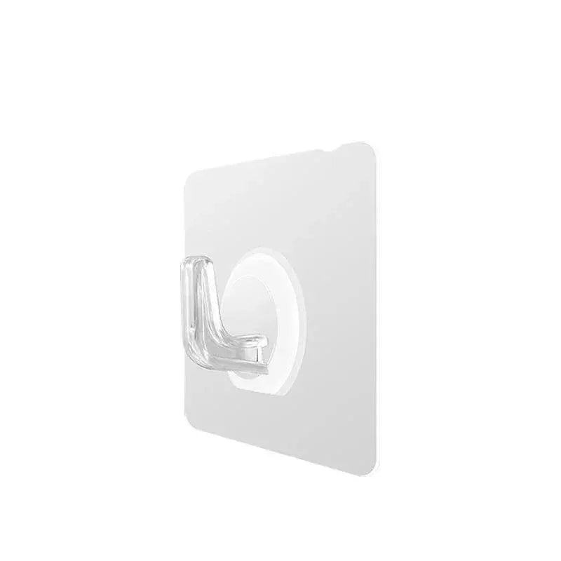 Clear Self Adhesive Wall Hooks Versatile Home Organizer