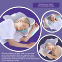 2 In 1 Memory Foam Cervical Pillow For Neck Pain Support