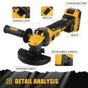 Precision Brushless Angle Grinder Pro