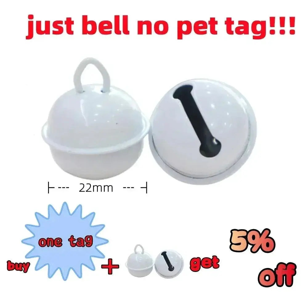 Customizable Glitter Paw Pet ID Tag for Dogs and Cats