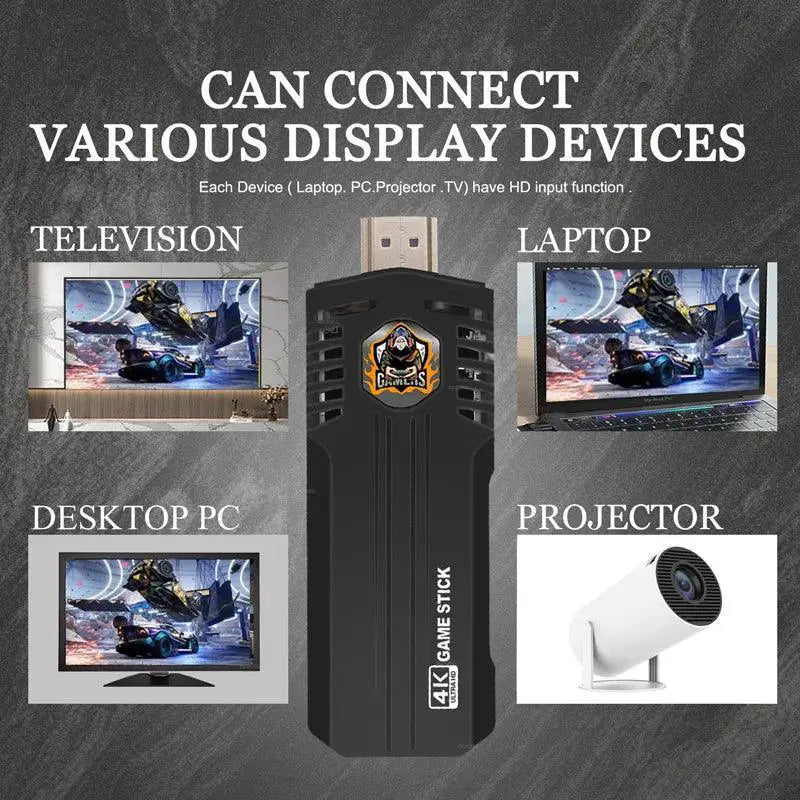Game Stick 4K X8 Pro Retro Handheld Console 30000 Games