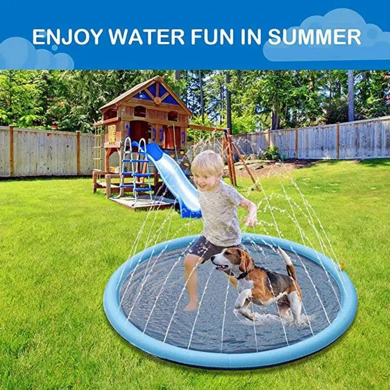 Summer Pet Interactive Water Sprinkler Cooling Mat For Dogs
