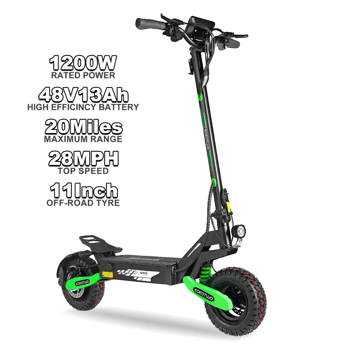 EOEOTWO Off Road Electric Scooter — product view 9