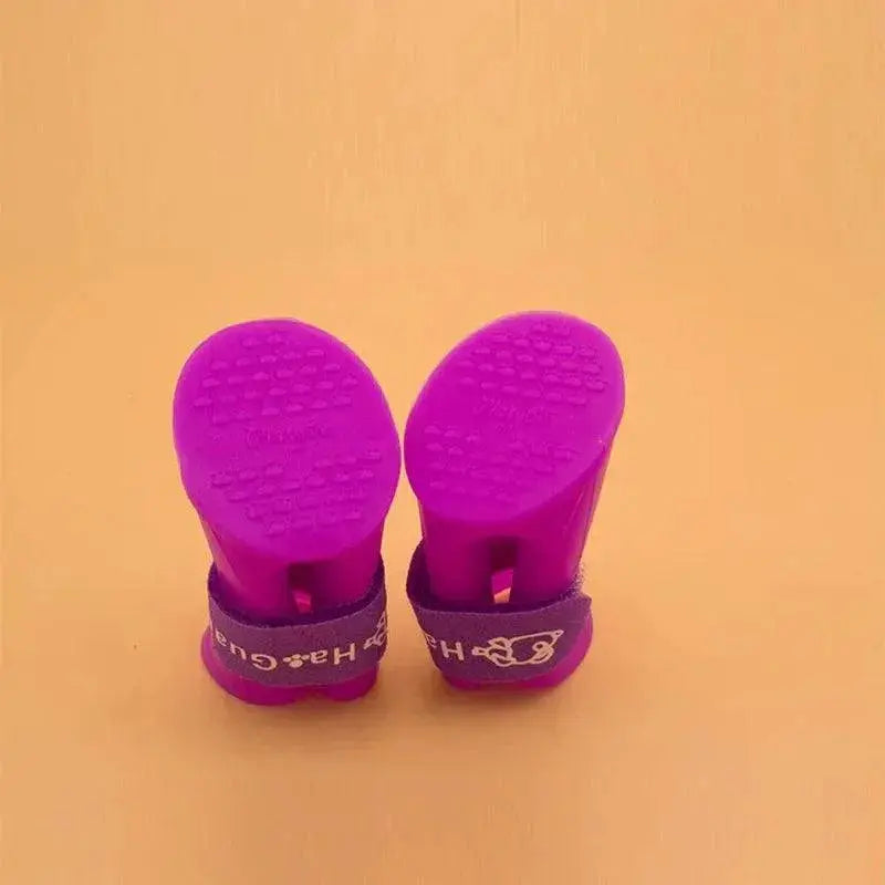 Trendy Waterproof Dog Boots Anti Slip Protection All Weather