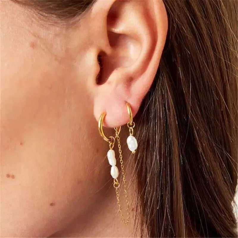 Elegant Silver Pearl Earrings Timeless Luxury Jewelry