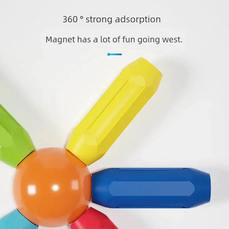 Ledi Magnetic Rods Puzzle Building Blocks for Kids 2 to 6
