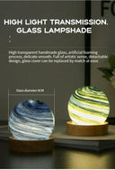 Moon Glass Lamp For Kids Soothing Glow