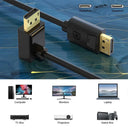 Right Angle DP Cable Boosts 8K Video