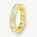 Stunning Emerald Cut Moissanite Ring
