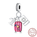 Charm Sterling Silver Luminous Firefly