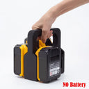 Battery Carrier Caddy with Storage Compartment 4x Holder