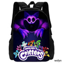 3 Pcs Set Smiling Anime Critters School Bags for Kids