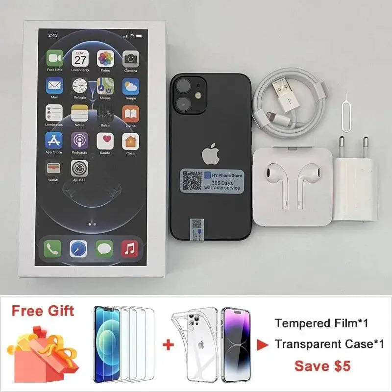 Apple IPhone 12 Unlocked A14 Chip 6.1 OLED Display