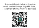 phone Enabled LED Mask For Parties