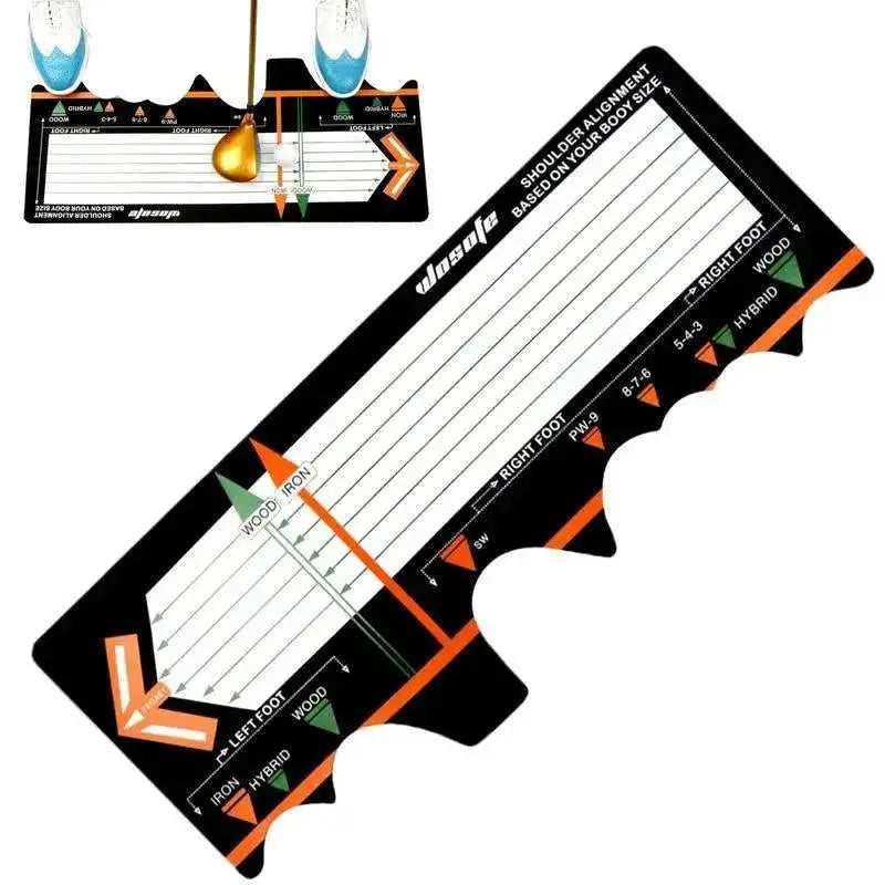Golf Swing Standing Mat Portable Practice Trainer Pad