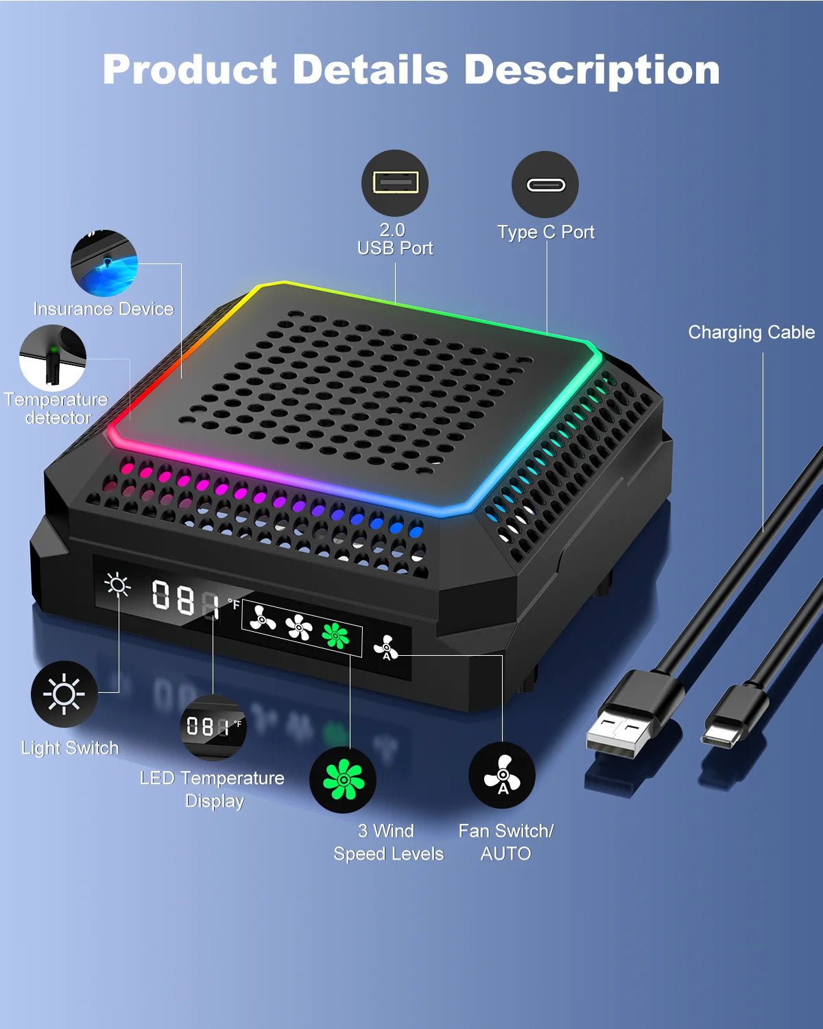 Dinofire Auto Cooling Xbox Series