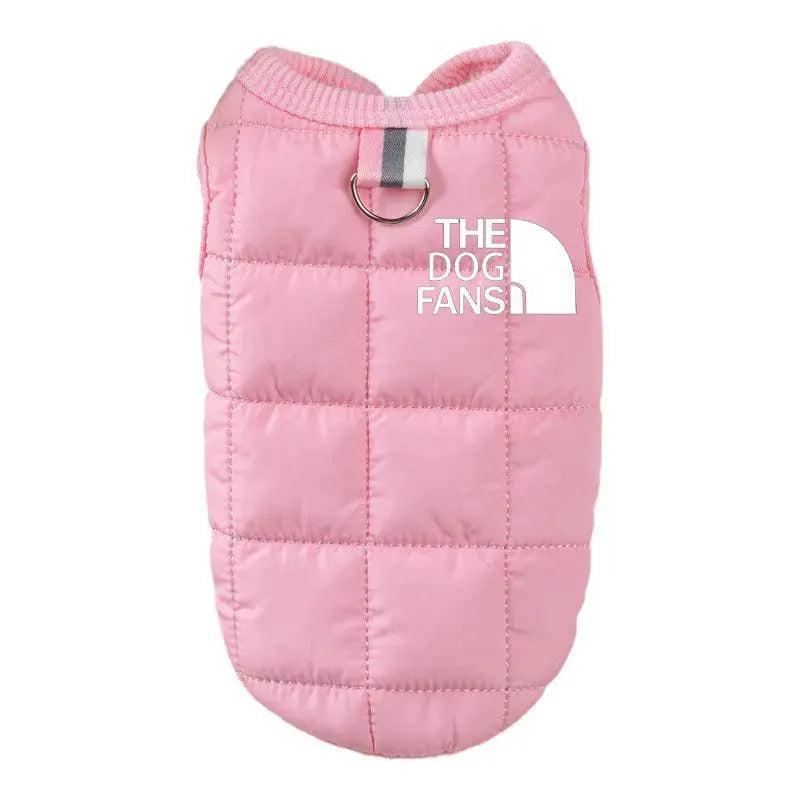 Pink Winter Dog Vest Coat For Small Medium Dogs Cozy Stylish