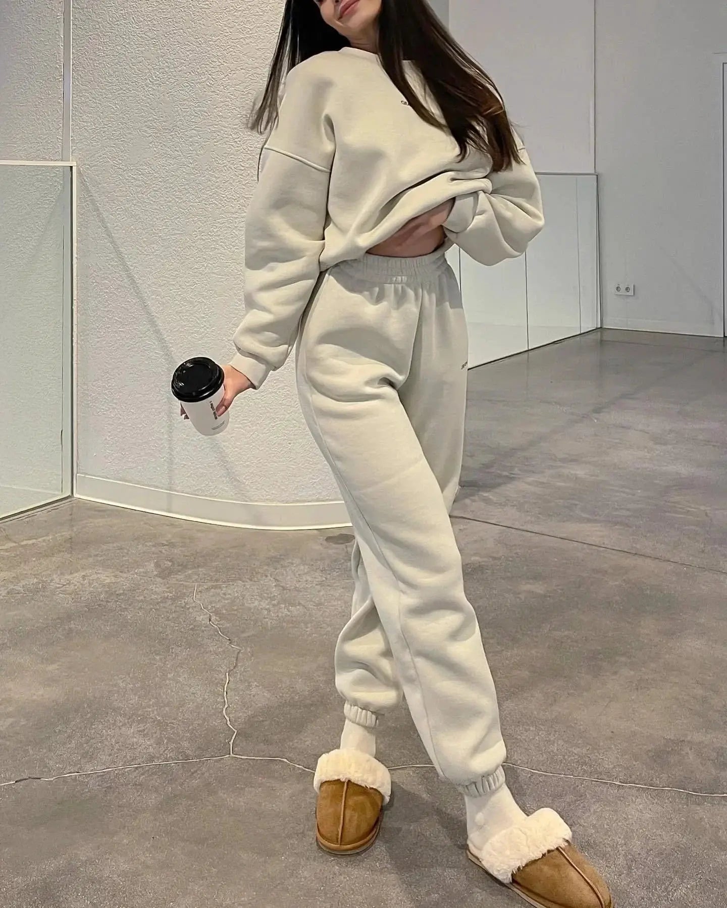 Women Hoodies and Pants Set Two Piece Sweatshirt Tracksuit