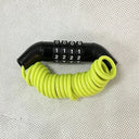 Portable 4-Digit Steel Cable Lock for Bicycle Security