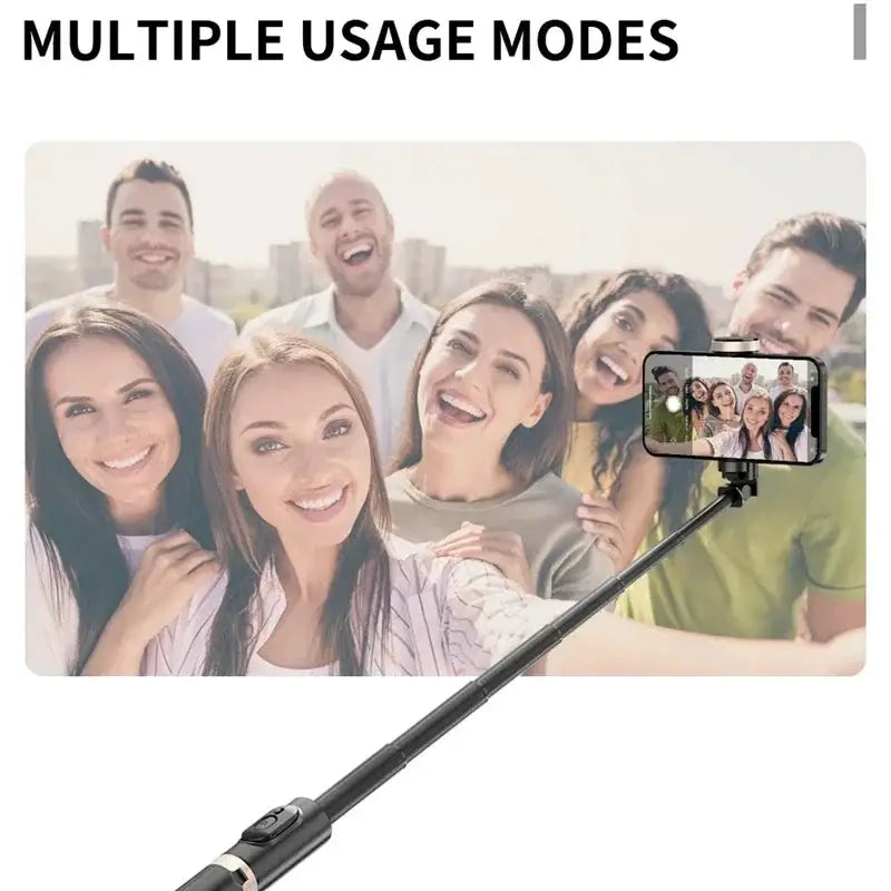 Bluetooth Selfie Stick Foldable Tripod for iPhone Samsung