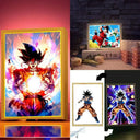 Goku Vegeta LED Night Light Photo Frame