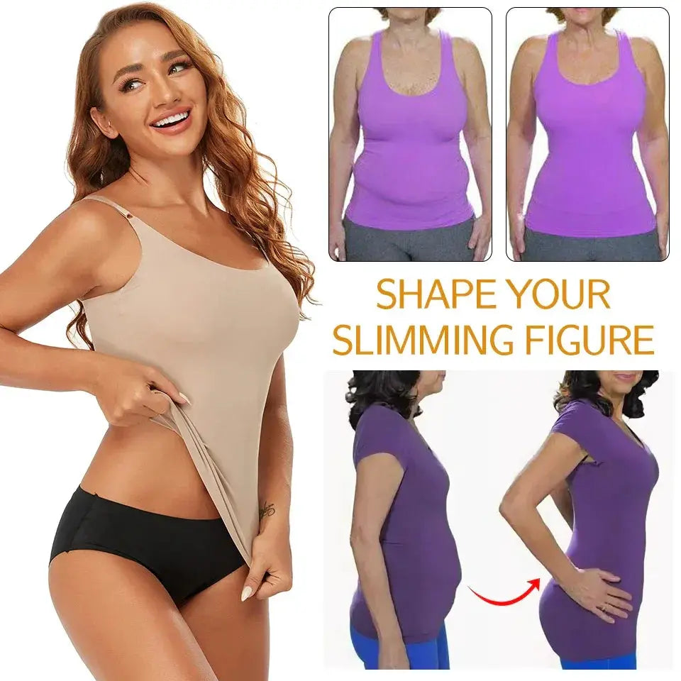 Seamless Tummy Control Shapewear Camisole For Women