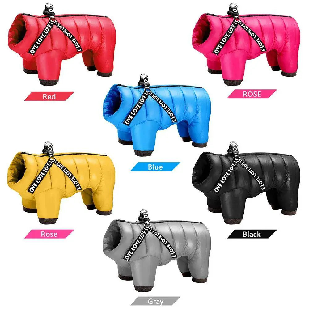 Winter Dog Jacket Coat Super Warm Waterproof Pet Clothing