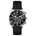 Ice Blue Chronograph Leather Watch