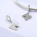 A-z Alphabet Charm Bead Sterling