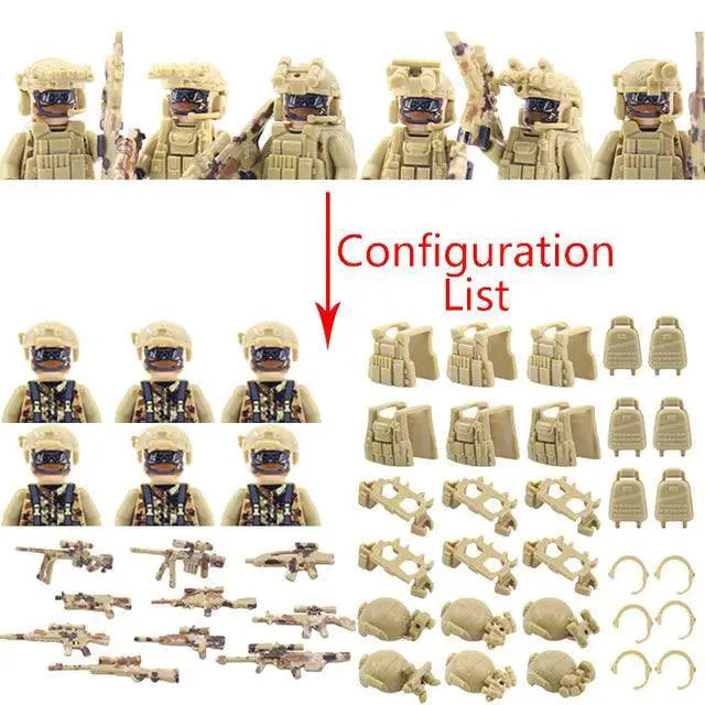 Military Building Blocks Combat Set For Creative Kids Play