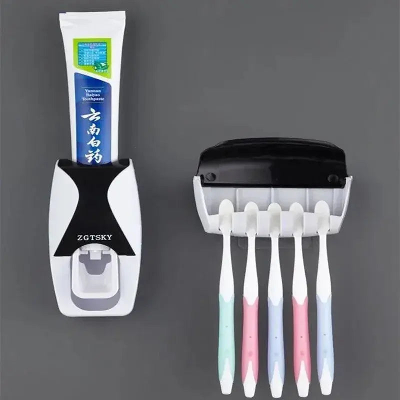 Automatic Toothpaste Dispenser Family Bathroom Organizer
