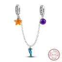 Real Sterling Silver Stars Moon