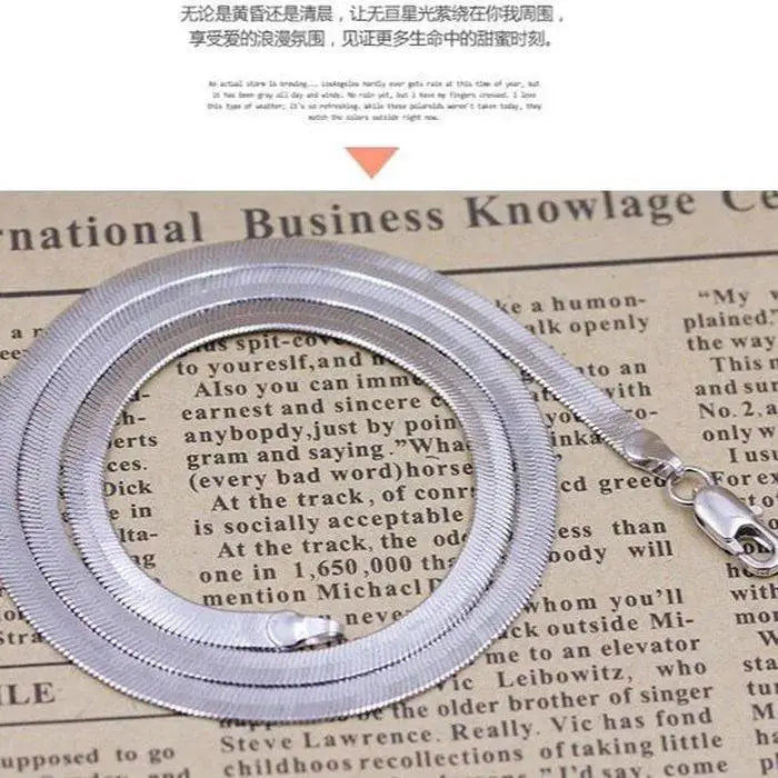 Luxury Blade Chain Necklace Elegant Jewelry For Events