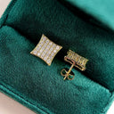 Gold Filled Square Stud Earrings