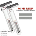 Mini Mop: Efficient Self-squeezing Floor Wash Tool for Easy Cleaning