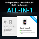 Wooask A8 Translator Earbuds for 144 Languages with Touch Screen