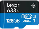 Lexar High-Performance microSDXC Class Memory Card w/ SD