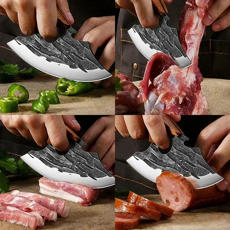 Handcrafted Stainless Steel Boning Knife With Wooden Handle - OurLum.com