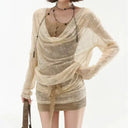 Bold Y2K Floral Dress Set for Women