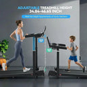 Foldable Incline Treadmill Desk Fitness With LED Display