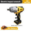 1/2in Brushless High Torque Impact Wrench 20V Battery Tool