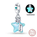Qikaola Bracelet Blue Zircon Owl