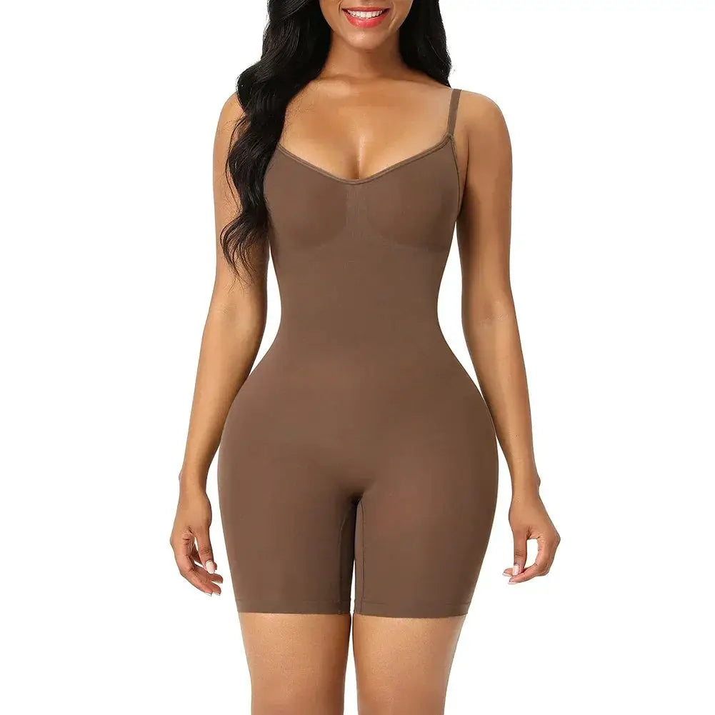 Hexin Butt Lifter Seamless Bodysuit Enhance Curves Smooths