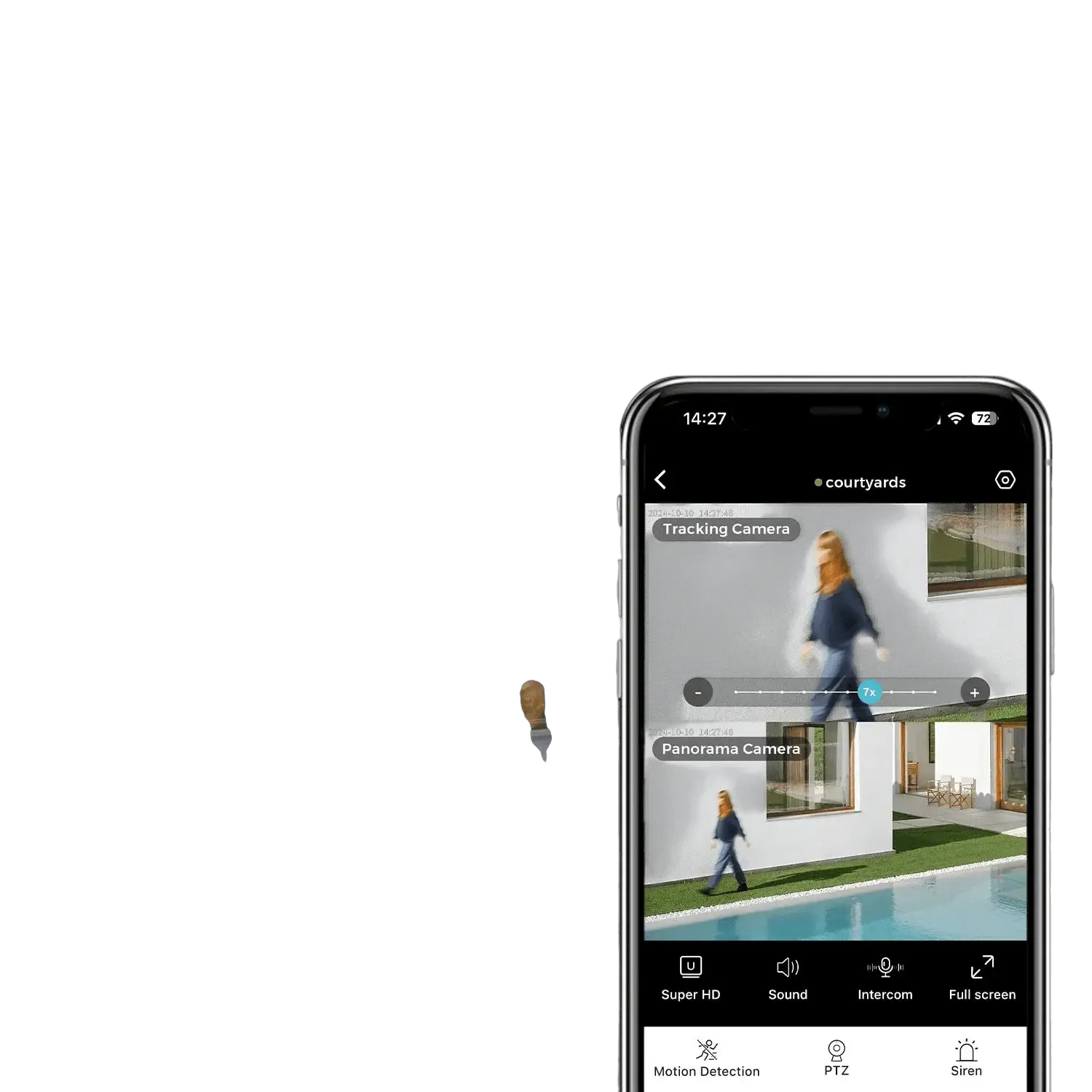 BESDER 15MP WiFi Outdoor Camera Dual Screen 10X Zoom PTZ Security IP Cam - stepyours.com
