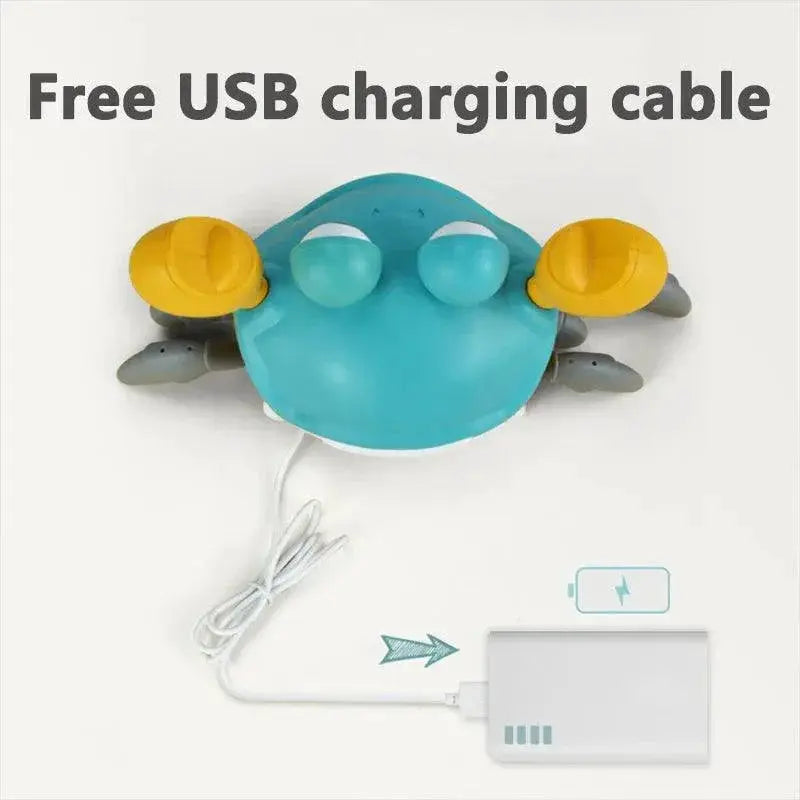 Induction Escape Crab Interactive Musical Toy for Kids